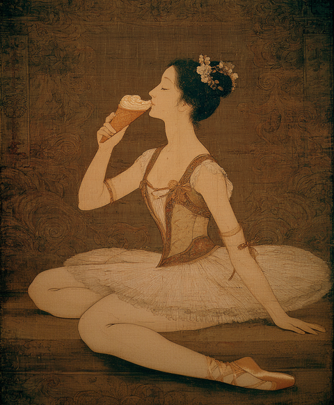 VERONICA J 2025 BALLET - My tutu hides more hunger than my heart reveals